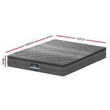 NNEDSZ Mattress Pillow Top Bed Size Bonnell Spring Medium Firm Foam 18CM DOUBLE