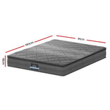 NNEDSZ SINGLE Mattress Pillow Top Bed Size Bonnell Spring Medium Firm Foam 18CM