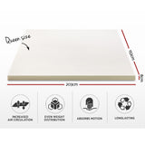 NNEDSZ Bedding Memory Foam Mattress Topper w/Cover 8cm - Queen