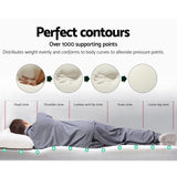 NNEDSZ Bedding Memory Foam Mattress Topper w/Cover 8cm - Queen