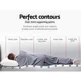 NNEDSZ Bedding Cool Gel Memory Foam Mattress Topper w/Bamboo Cover 10cm - Queen