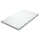 NNEDSZ Bedding Cool Gel Memory Foam Mattress Topper w/Bamboo Cover 5cm - King