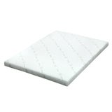 NNEDSZ Bedding Cool Gel Memory Foam Mattress Topper w/Bamboo Cover 8cm - King