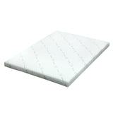 NNEDSZ Bedding Cool Gel Memory Foam Mattress Topper w/Bamboo Cover 8cm - Queen
