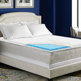 NNEDSZ Bedding Queen Size Dual Layer Cool Gel Memory Foam