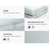 NNEDSZ Cool Gel Memory Foam Topper Mattress Toppers w/ Bamboo Cover 5cm DOUBLE