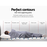 NNEDSZ Cool Gel Memory Foam Topper Mattress Toppers w/ Bamboo Cover 5cm KING