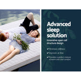 NNEDSZ Bedding Memory Foam Mattress Topper Bed Underlay Cover Single 7cm