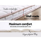 NNEDSZ Bedding Memory Foam Mattress Topper Bed Underlay Cover Single 7cm