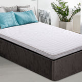 NNEDSZ Bedding Memory Foam Mattress Topper Bed Underlay Cover Single 7cm