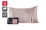 NNEKG Matt Blatt 25 Momme Premium 100% Mulberry Silk Pillowcase Pair Gift Set (Pink)