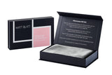 NNEKG Matt Blatt 25 Momme Premium 100% Mulberry Silk Pillowcase Pair Gift Set (Silver)