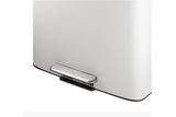 NNEKG Matt Blatt 56L Pedal Dual Compartment Soft Close Rubbish Bin (Matte White)