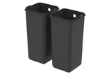 NNEKG Matt Blatt 56L Pedal Dual Compartment Soft Close Rubbish Bin (Matte White)