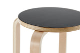NNEKG Matt Blatt Set of 4 Replica Aalto Low Stool (Black)