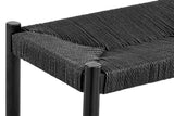 NNEKG Amber Bench Stool Large (Black Black)