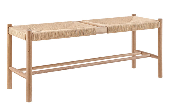 NNEKGE Amber Bench Stool Large (Oak Natural)