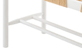 NNEKGE Amber Bench Stool Large (White Natural)