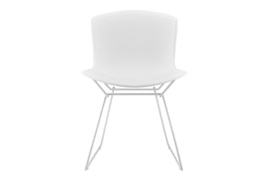 NNEKGE Set of 2 Bertoia Molded Shell Side Chair Replica (White)