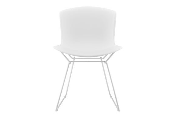 NNEKGE Set of 2 Bertoia Molded Shell Side Chair Replica (White)