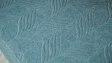NNEKG Matt Blatt 7 Piece Brianca Textured Turkish Cotton Towel Set (Lagoon)