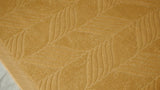 NNEKG Matt Blatt 7 Piece Brianca Textured Turkish Cotton Towel Set (Lemon)