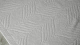 NNEKG Matt Blatt 7 Piece Brianca Textured Turkish Cotton Towel Set (White)