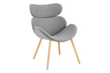 NNEKG Matt Blatt Candice Resting Chair (Grey Fabric)