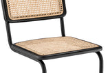 NNEKG Marcel Breuer Cesca Chair Replica Set of 2 Counter Stool (Black Rattan)