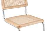 NNEKG Marcel Breuer Cesca Chair Replica Set of 2 Counter Stool (Natural Rattan)