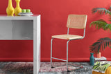 NNEKG Marcel Breuer Cesca Chair Replica Set of 2 Counter Stool (Natural Rattan)