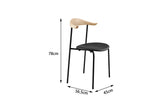 NNEKGE Set of 2 Hans J. Wegner CH88P Dining Chair Replica