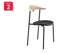 NNEKGE Set of 2 Hans J. Wegner CH88P Dining Chair Replica