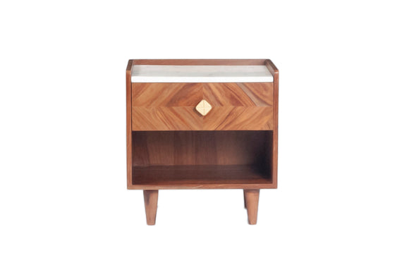 NNEKGE Dado Bedside Table