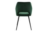 NNEKG Matt Blatt Set of 2 Dublin Dining Armchairs (Dark Green)