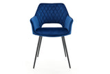 NNEKG Matt Blatt Set of 2 Dublin Armchairs (Dark Blue)