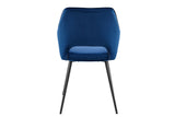NNEKG Matt Blatt Set of 2 Dublin Armchairs (Dark Blue)