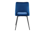NNEKG Set of 2 Dublin Dining Chairs (Dark Blue)