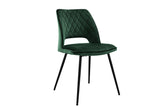 NNEKG Matt Blatt Set of 2 Dublin Dining Chairs (Dark Green)
