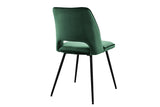 NNEKG Matt Blatt Set of 2 Dublin Dining Chairs (Dark Green)