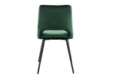 NNEKG Matt Blatt Set of 2 Dublin Dining Chairs (Dark Green)