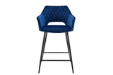 NNEKG Matt Blatt Set of 2 Dublin Stools (Dark Blue)