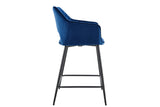 NNEKG Matt Blatt Set of 2 Dublin Stools (Dark Blue)