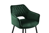 NNEKG Set of 2 Dublin Stools (Dark Green)