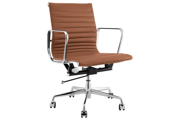 NNEKGE Replica Eames Group Standard Aluminium Low Back Office Chair