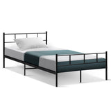 NNEDSZ Metal Bed Frame King Single Size Platform Foundation Mattress Base SOL