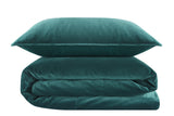 NNEKG Matt Blatt Eden Cotton Velvet Quilt Cover Set (Teal Double)