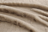 NNEKGE Delmar Faux Fur Throw (Mocha 180cm x 200cm)