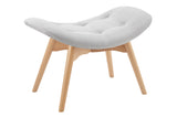 NNEKG Featherstone Contour Ottoman Replica (Grey)