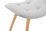 NNEKG Featherstone Contour Ottoman Replica (Grey)